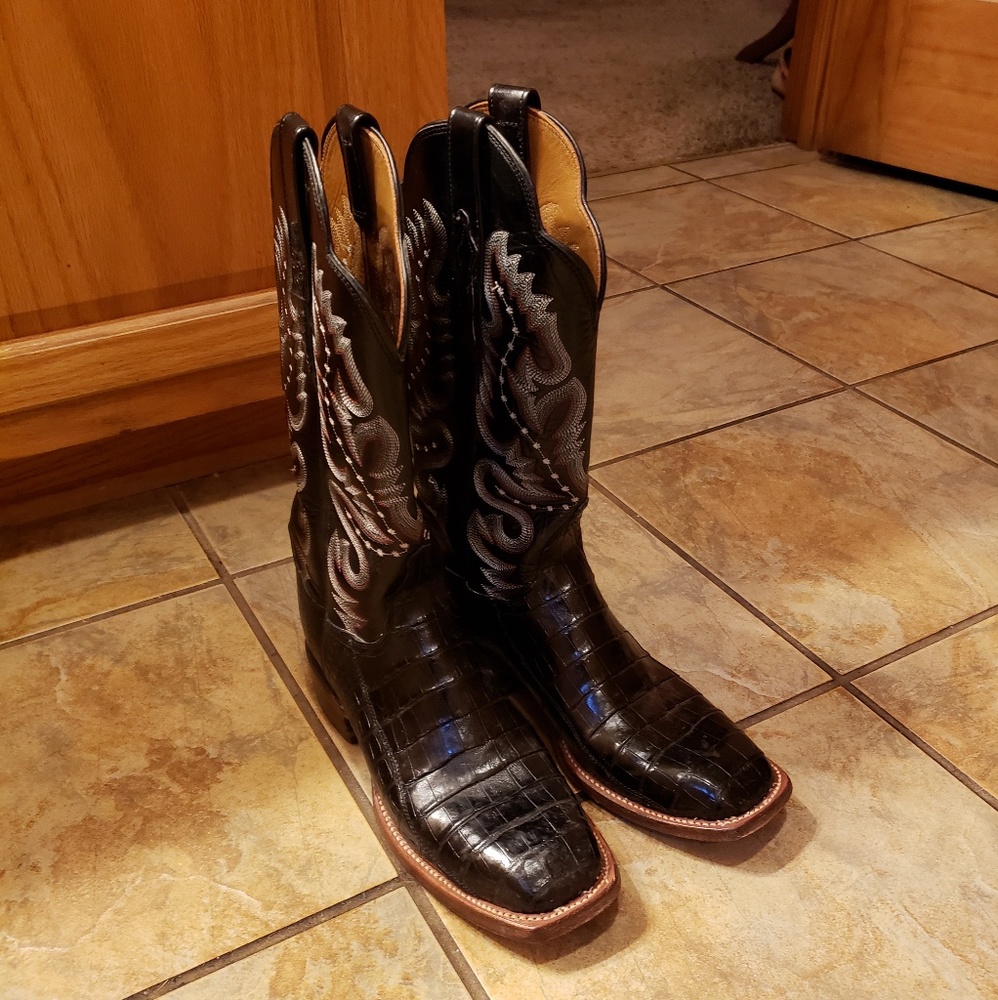 Lucchese caiman women cowboy boots